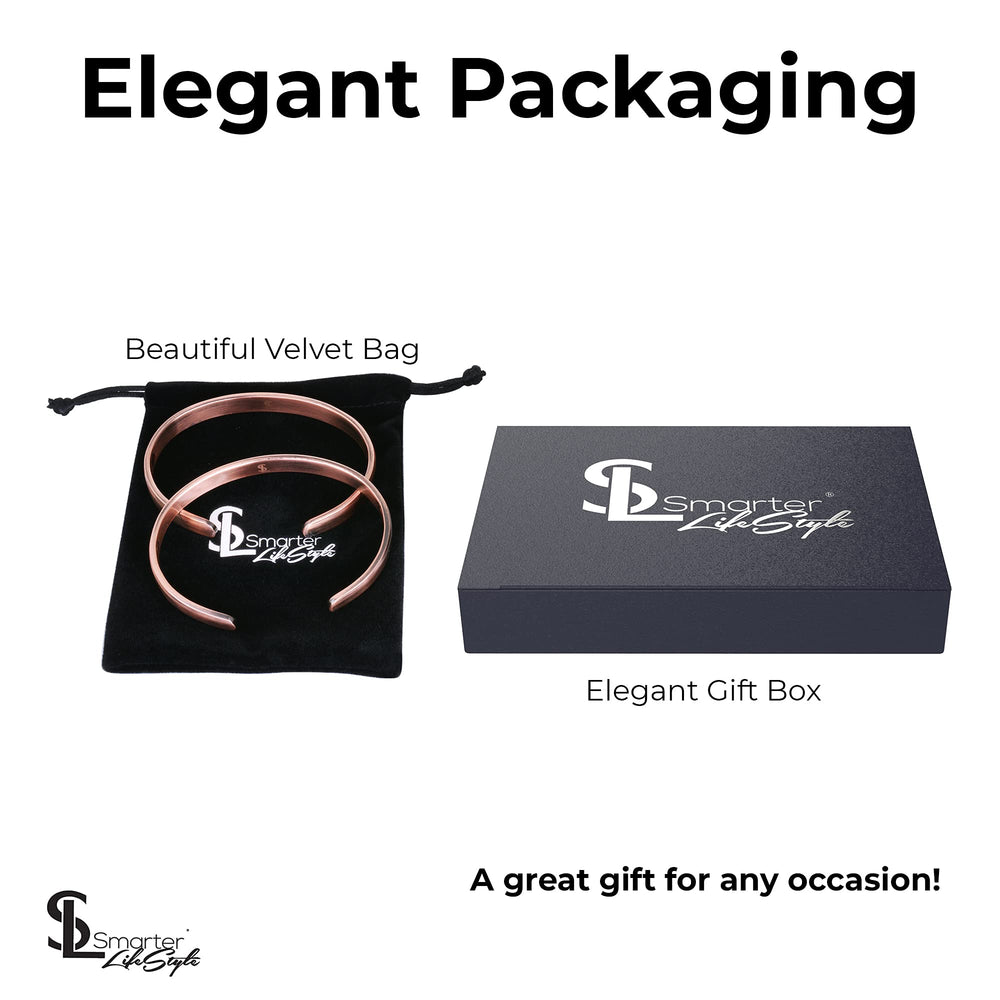 Unisex copper jewelry design suitable for both women and men