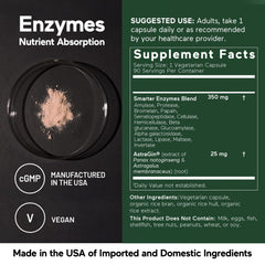 SMARTERNUTRITION AstraGin ingredient on label signals improved absorption potential