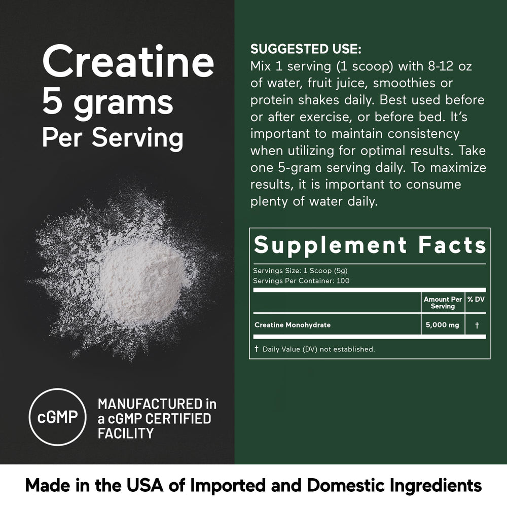 SMARTERNUTRITION Creatine Monohydrate Powder jar closeup signaling quality and purity