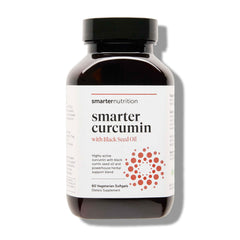 Smarternutrition Curcumin softgels bottle front highlighting enhanced absorption