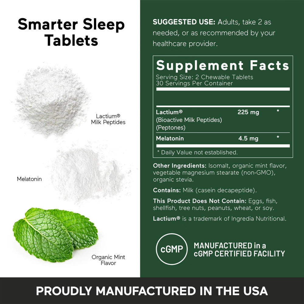 SMARTERNUTRITION USA-made seal shown on label.