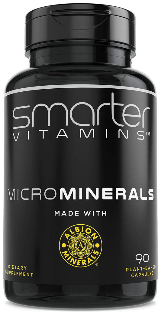 SmarterVitamins 15mg zinc glycinate bottle for daily energy support