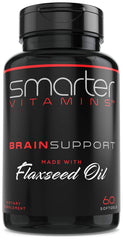 SmarterVitamins Brain Support bottle shown for daily focus support.