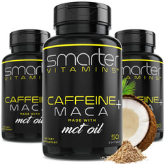 SmarterVitamins energy pills 3-pack box, ready for daily energy on the go.