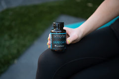 SmarterVitamins Omega 3 daily-use photo ideal for busy mornings