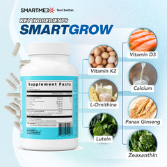 SMARTGROW dosing scoop demonstrating a simple daily serving.