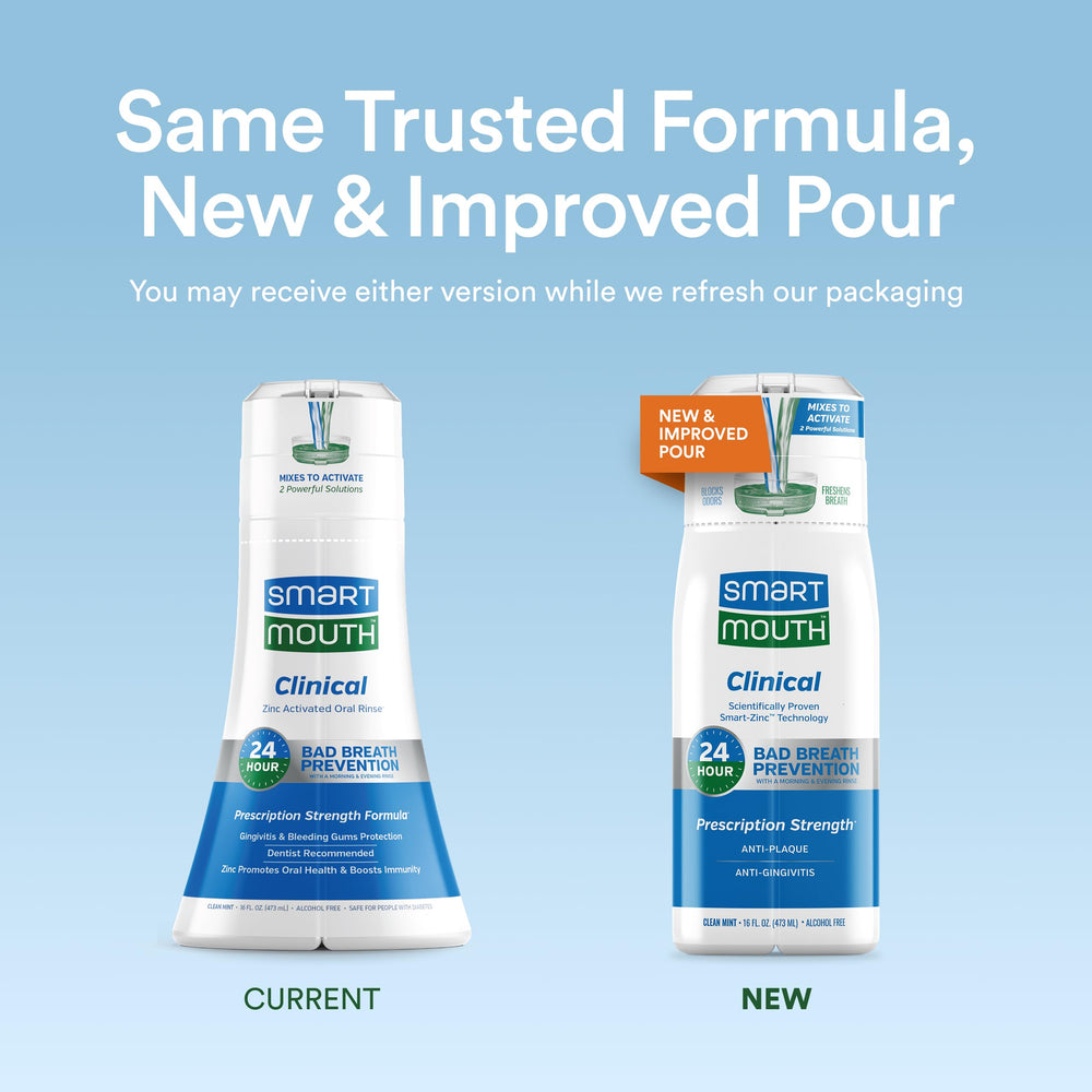 SmartMouth DDS mouthwash for fresh breath and all-day confidence