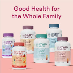 SmartyPants vegan label on bottle reinforces cruelty-free, dairy-free option for many users.