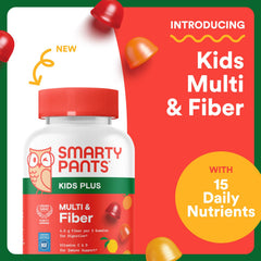SmartyPants Kids strawberry flavor gummies for tasty daily micronutrient intake
