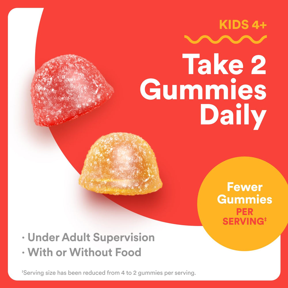 SmartyPants serving suggestion shows two gummies per day