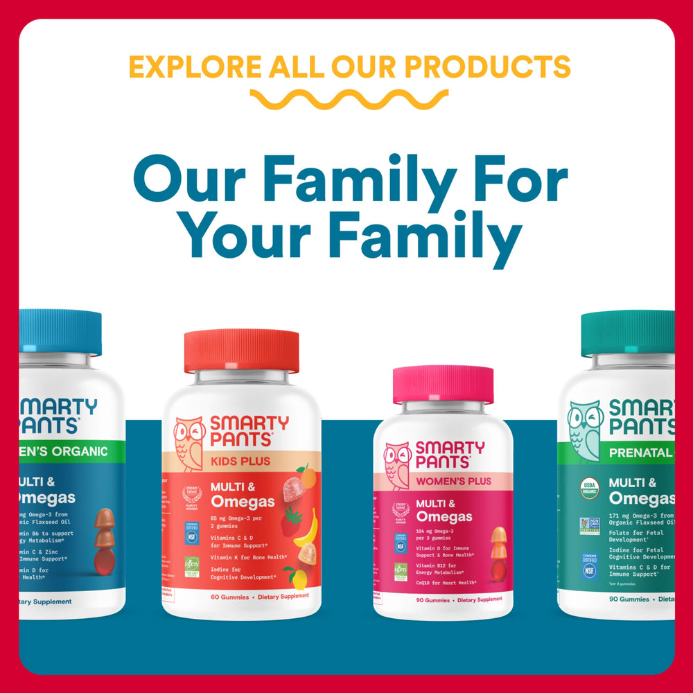 Seaweed-derived omega-3 (ALA) label suggests plant-based omega-3 source.