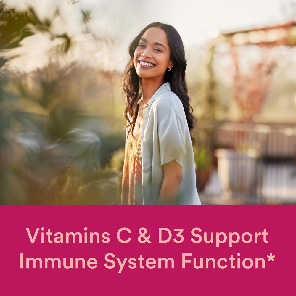 SmartyPants gummies close-up shows vibrant colors and texture.