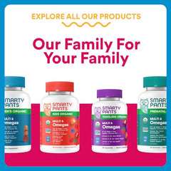 SmartyPants Zinc citrate formula highlighted on label for mineral balance