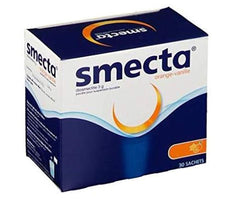 Smecta Original 3g sachets box front for easy dosing and packaging visibility