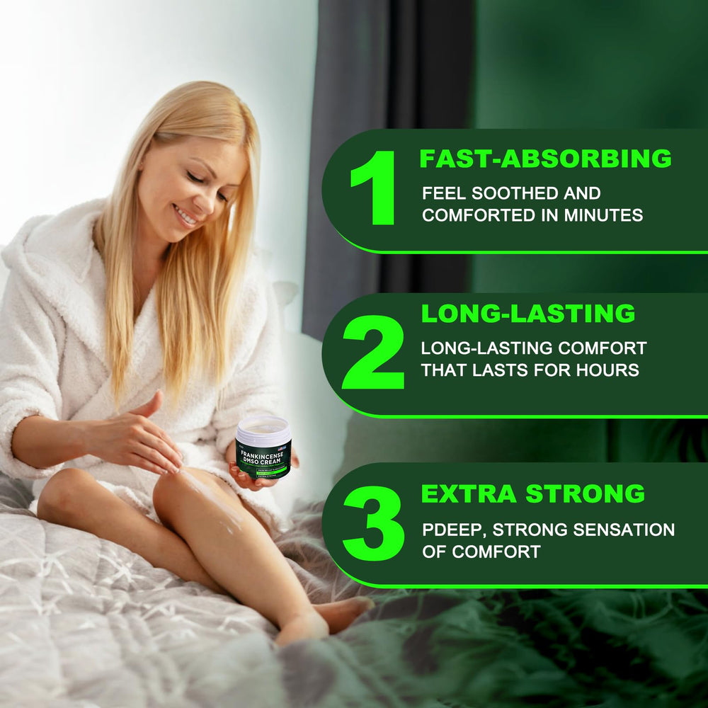 Smelling salts DMSO cream USA-made label emphasizing quality control