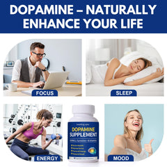 Label lists B vitamins and Vitamin C for neurotransmitter support.