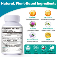Smelling salts herbal capsules skullcap passionflower valerian support relaxed evenings.