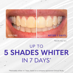 Smileactives whitening foam in action during brushing routine.