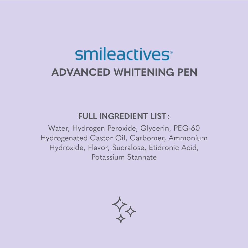 Smileactives Teeth Whitening Pen convenient after meals or between meetings