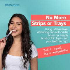 Smileactives Teeth Whitening Pen hydrogen peroxide formula for quick whitening