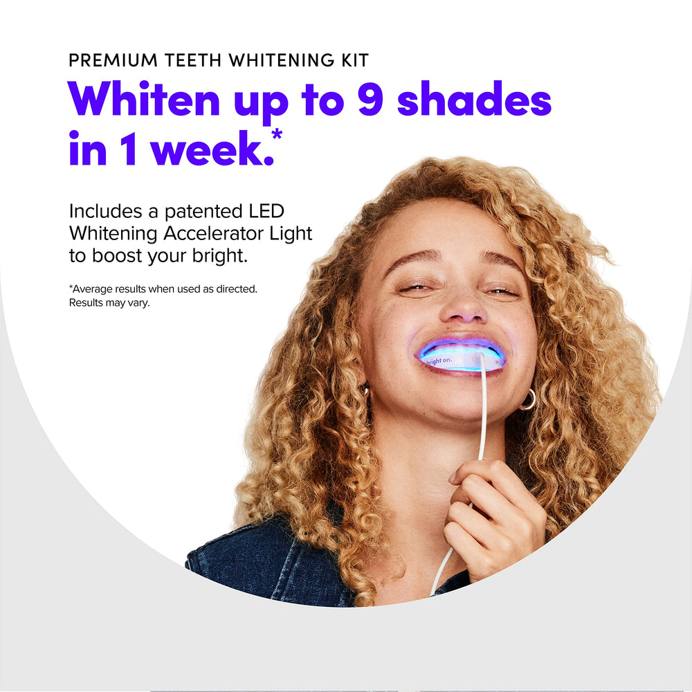 Four whitening gel pens included in SmileDirectClub kit.