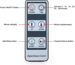 Smiledt whitening remote control enables quick session adjustments