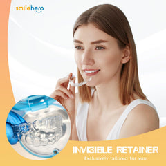 SmileHero custom mouth guard lower teeth provides secure bite protection