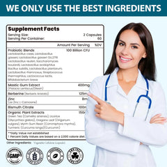 SmileWellness Green tea extract capsules for digestive wellness support