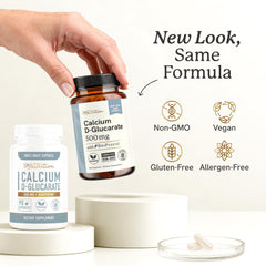 Close-up of SMNutrition CDG 500mg capsules highlighting precise dosage
