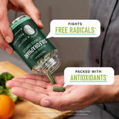Independent third-party testing seal on SMNutrition packaging indicating quality.