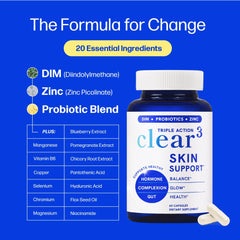 SMNutrition zinc and hyaluronic acid formula bottle for hydration and barrier support.