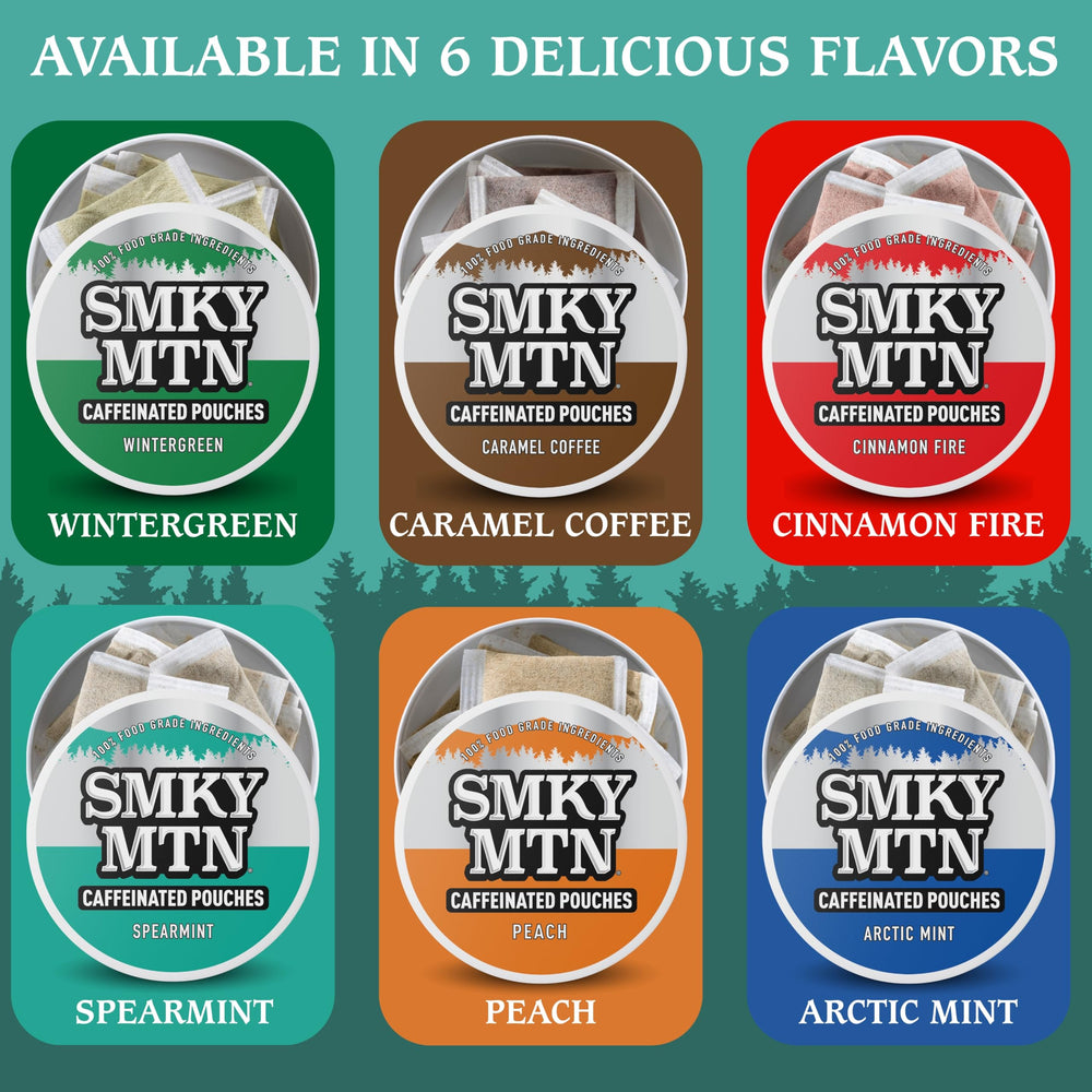 Smokey Mountain five-can box ready for home or on-the-go use