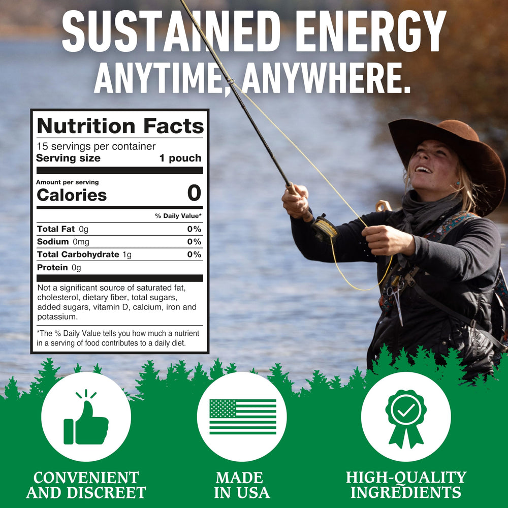 Smokey Mountain Wintergreen pack open reveals ready-to-use caffeine pouches.