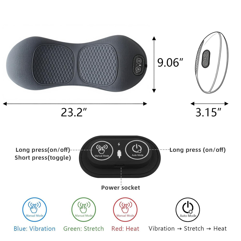 Smooth Triple Fusion compact design with strap for travel and portability