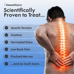 SmoothSpine red light therapy diode aiding calm recovery sessions