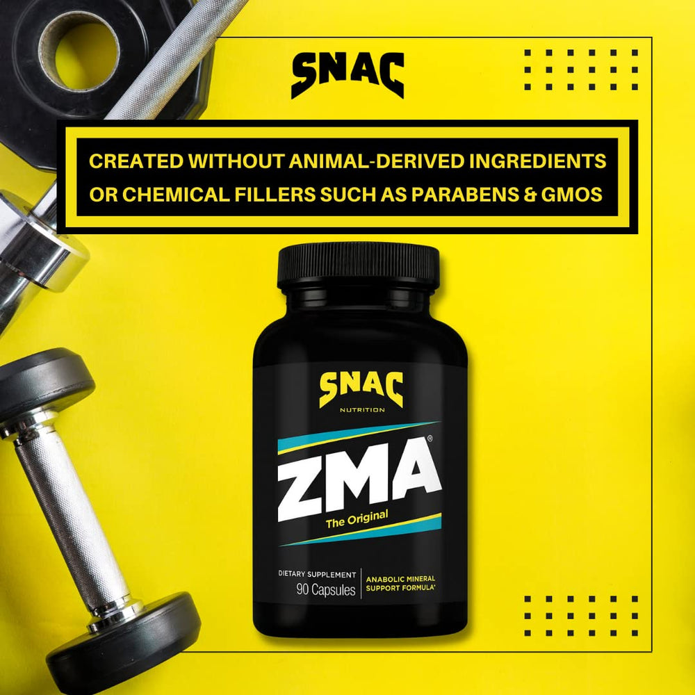 SNAC ZMA Original serving info reflects gender-specific daily usage.
