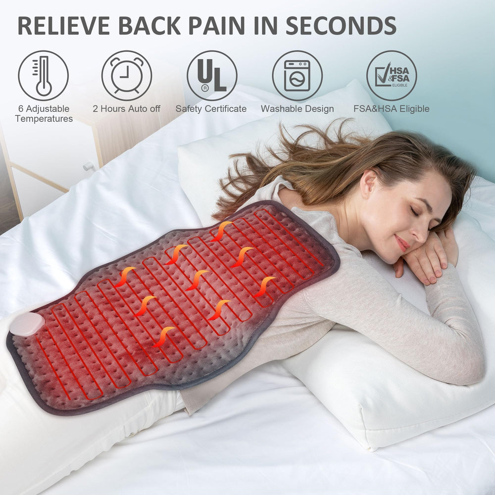 Snailax pad featuring auto shut-off for safe, worry-free use.
