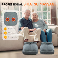 Snailax deep kneading massage targets foot reflex zones