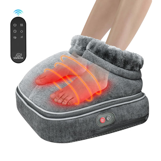 Snailax Shiatsu Foot Massager with remote control for customizable relief