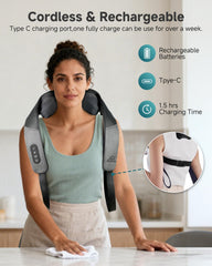 Multiple modes and intensities tailor to sore neck and shoulders.