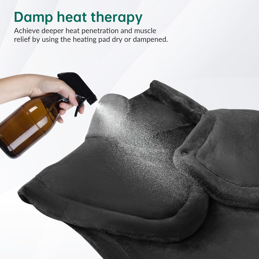 Snailax soft flannel distributes heat evenly for gentle warmth.