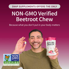 Chews dissolve quickly for post-workout routines with Beet Root Chews.