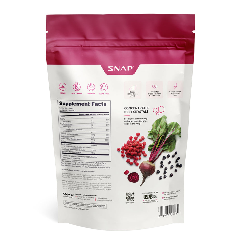 Travel-friendly Beet Root Chews for daily use anywhere.