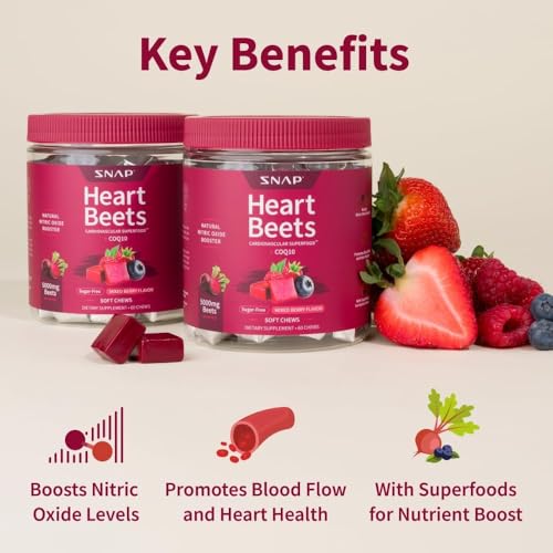 Heart Beets beetroot extract highlights antioxidant-rich formula for daily wellness.
