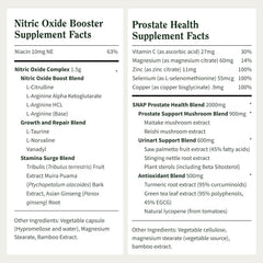 Snap Supplements magnesium and beta-sitosterol highlight immune support.