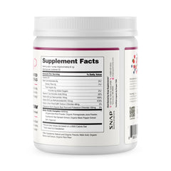 Snap Supplements organic certification badge on packaging.