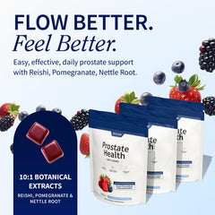 Snap Supplements Prostate Health serving with two-chew daily dose.