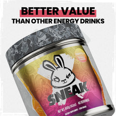 SNEAK Tropikilla mixed drink in glass, no sugar, focus-friendly beverage
