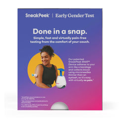 SneakPeek fasttrack results notification offering same-day results after submission.