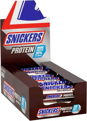 Snickers Protein Bar 47g packshot with caramel, peanuts, and milk chocolate for on-the-go energy.